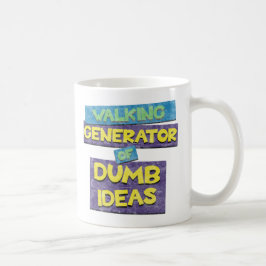 Spaziergänger von dummen Ideen Kaffeetasse