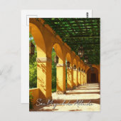 Spazierweg in San Miguel de Allende Mexiko Postkarte (Vorne/Hinten)