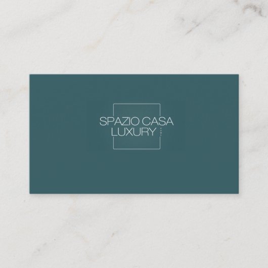 SPAZIO CASA LUXURY Business Card Visitenkarte (Vorderseite)