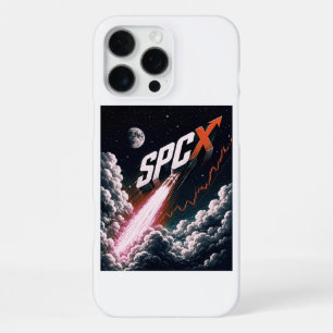 SPCX SpaceX Börsengang Investor Design   Weltrauma iPhone 16 Pro Max Hülle