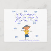 SPD Hand flachen Postkarte (Vorderseite)