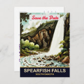 Speafish Falls, South Dakota, Save The Date (Vorne/Hinten)