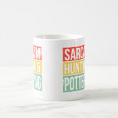 Speak 3 Languages Sarcasm Hunting And Pottery Hunt Kaffeetasse (Mittel)