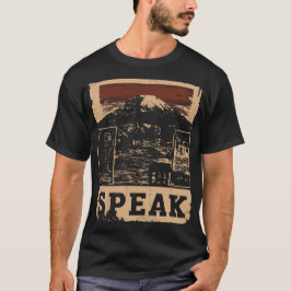 SPEAK Fuji-Inspiriertes Kommunikationspaket T-Shirt