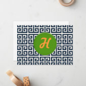 Speak Griechisch Collection - Notecards Mitteilungskarte (Vorderseite/Rückseite Beispiel)