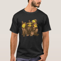 Speak Hear & sehen Sie kein Böses Drei Monkies Wis