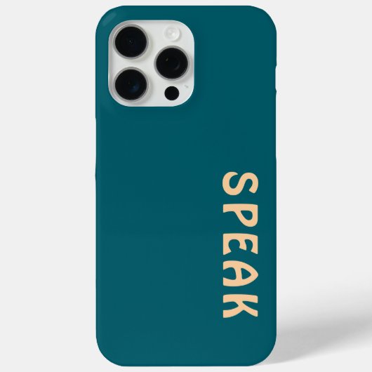 SPEAK-Logo Case-Mate iPhone Hülle (Rückseite)