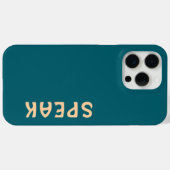 SPEAK-Logo Case-Mate iPhone Hülle (Rückseite (Horizontal))