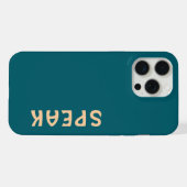 SPEAK-Logo iPhone Hülle (Rückseite (Horizontal))
