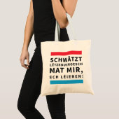 Speak Luxembourgish bag Tragetasche (Vorderseite (Produkt))