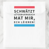 Speak Luxembourgish Sticker (Tasche)