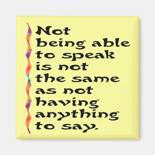 Speak Magnete Magnet (Vorne)