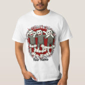Speak No Evil Sock Affen Custom T - Shirt (Vorderseite)