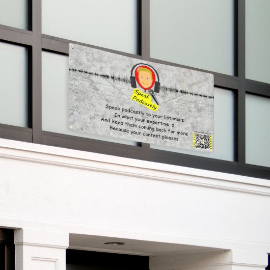 Speak Podcastly Banner (Äußeres Gebäude)