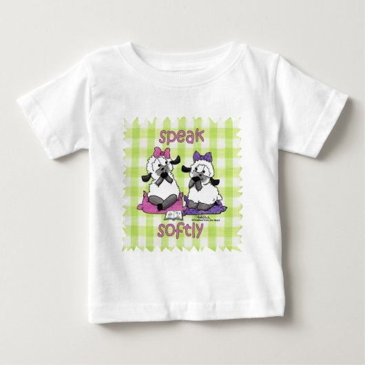 Speak Softly Lambs Baby T-shirt (Vorderseite)