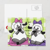 Speak Softly Lambs Postkarte (Vorne/Hinten)