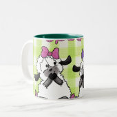 Speak Softly Lambs Zweifarbige Tasse (Vorderseite Links)