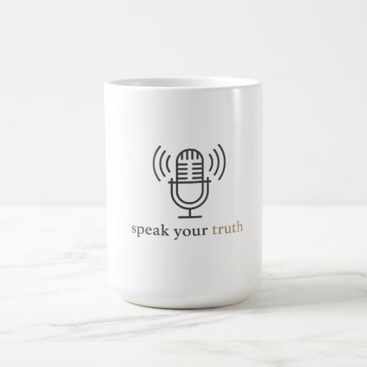 Speak Your Truth Formula  Kaffeetasse (Mittel)