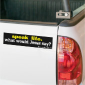 Speakbibel-Zitat anpassen Autoaufkleber (Auf Lkw)