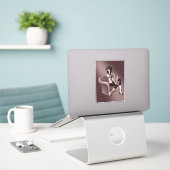 "Speakeasy" - Jazz-Inspiriert Aufkleber (Laptop auf Schreibtisch)