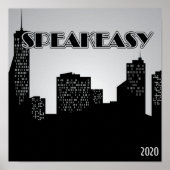 Speakeasy, Party Poster der 1920er Jahre (Vorne)