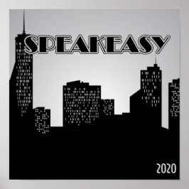 Speakeasy, Party Poster der 1920er Jahre