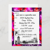 Speakeasy Promotion Theme Party Einladung (Vorne/Hinten)