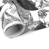 Speakeasy Roaring 20's Wedding Theme Retro Geschenkpapier (Rolleneckpunkt)