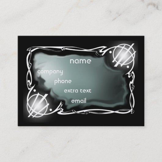 Speakeasy Visitenkarte (Vorderseite)