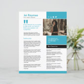 Speaker One Sheet Template (Stehend Vorderseite)