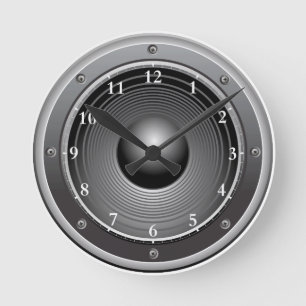 Speaker wall clock runde wanduhr