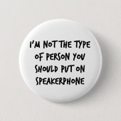 Speakerfon Button (Vorderseite)