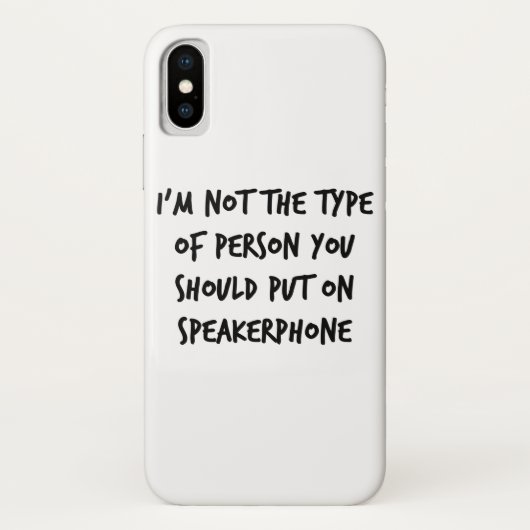 Speakerfon Case-Mate iPhone Hülle (Rückseite)