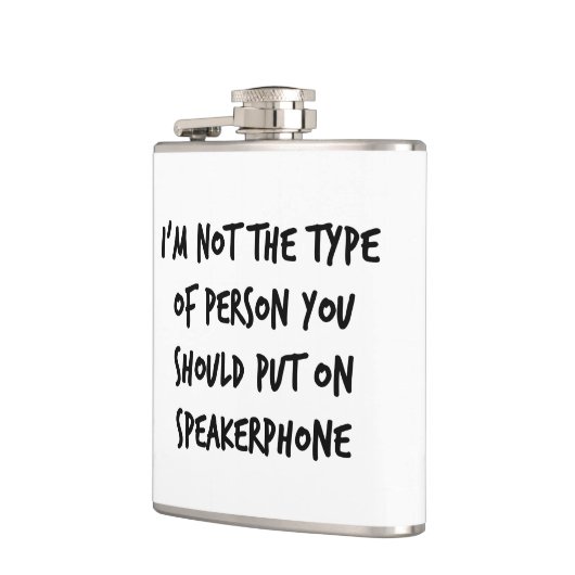 Speakerfon Flachmann (Links)