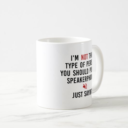 Speakerfon Kaffeetasse (VorderseiteRechts)