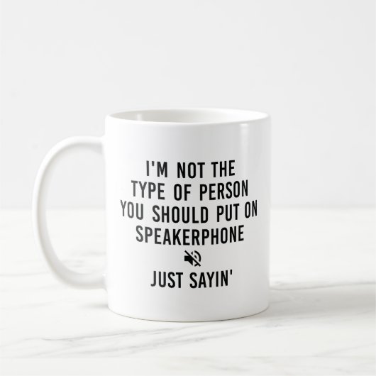 Speakerfon Kaffeetasse (Links)
