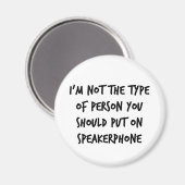 Speakerfon Magnet (Vorderseite/Rückseite)