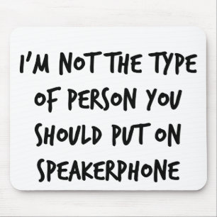 Speakerfon Mousepad