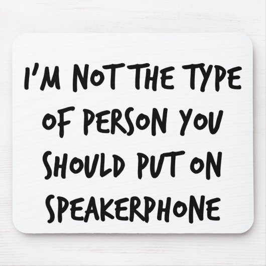 Speakerfon Mousepad (Vorne)