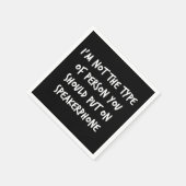 Speakerfon Serviette (Ecke)