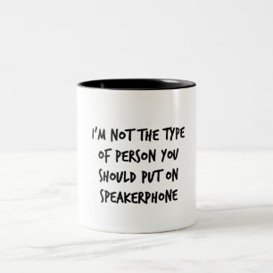 Speakerfon Zweifarbige Tasse