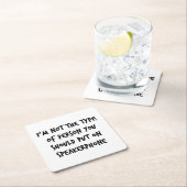 Speakerphone Rechteckiger Pappuntersetzer (Vor Ort)