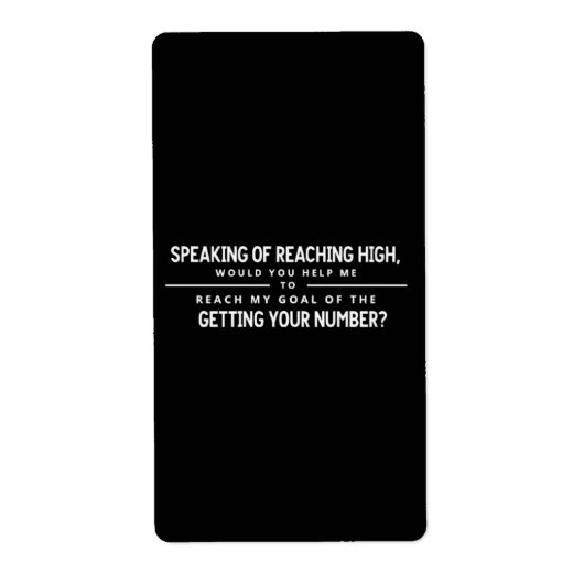 Speaking Of Reaching High - Funny Flirty (Vorne)