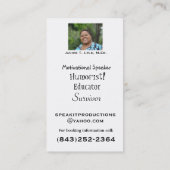 SPEAKiT PRODUKTIONEN Visitenkarte (Rückseite)