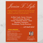 SPEAKiT Promotional Flyer (Hinten)