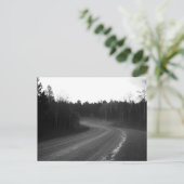 Spearfish Canyon Hail Fog Nach Sturm Postkarte (Stehend Vorderseite)