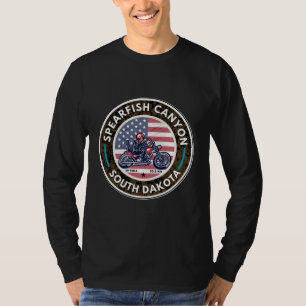 SPEARFISH CANYON LANDSCHAFTLICH BYWAY MOTORRAD Roa T-Shirt