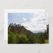 Spearfish Canyon, South Dakota Postkarte (Vorne/Hinten)