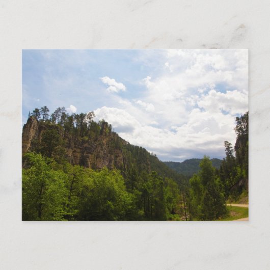 Spearfish Canyon, South Dakota Postkarte (Vorderseite)