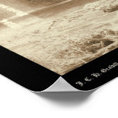 Spearfish Falls Black Hills South Dakota 1889 Poster (Ecke)